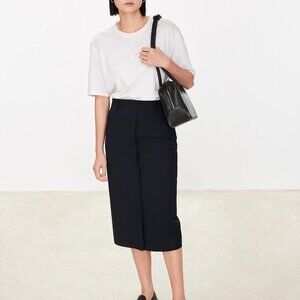 CHICJOC Women classic vintage inspired skirt in navy size 40